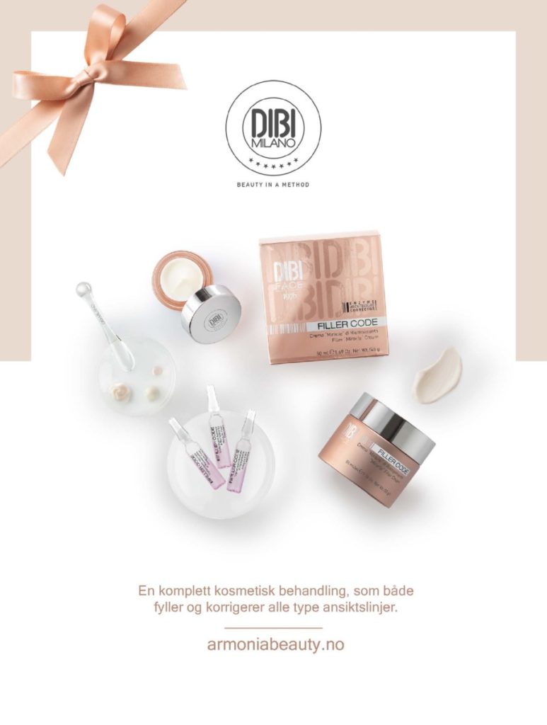 Annonse for Armonia Beauty og Dibi Milano i ELLE Norge