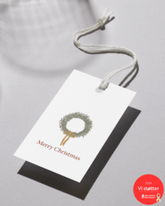 Gave Tags – Juleetiketter med nordisk design (10-pk)