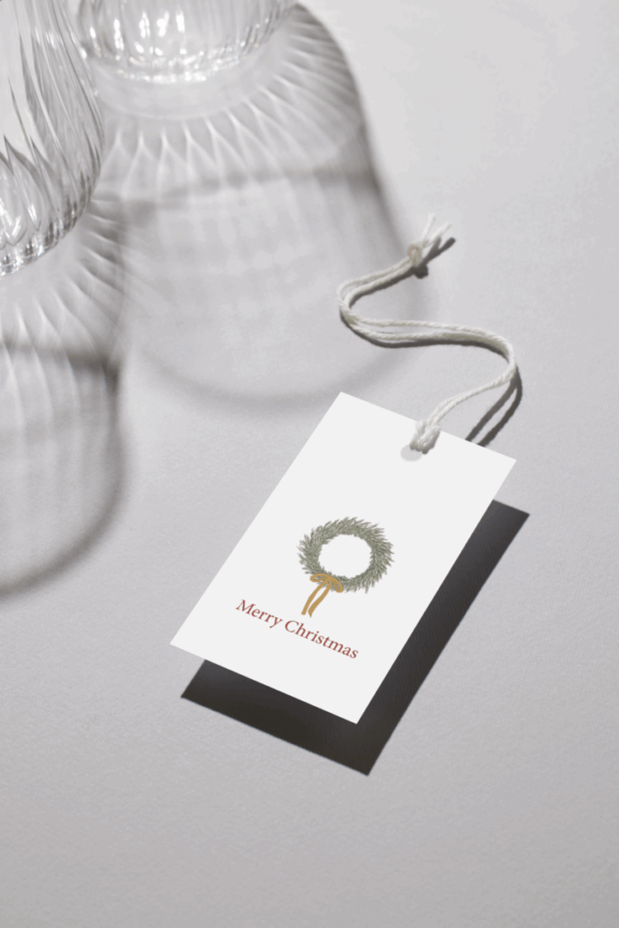 Gavetags Wreath with Bow – 10-pk